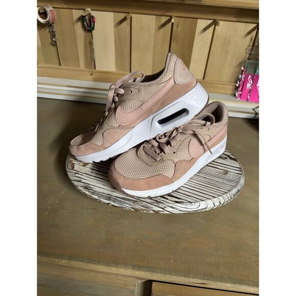 Nike AIR MAX Shoes Women's Sz8.5  Fossil Stone Pink Oxford RoAthletic Brand New - Picture 3 of 12